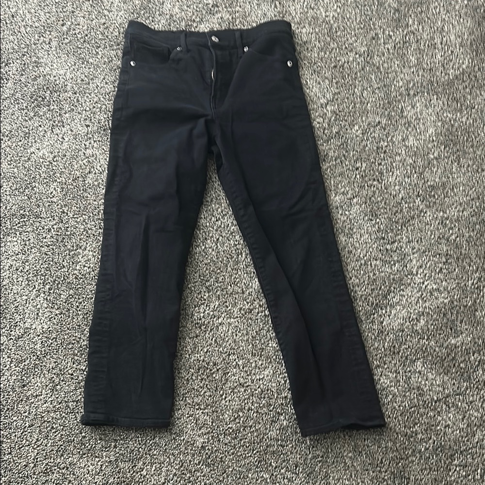 Express Women's Black Straight Jeans